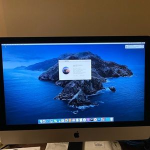 IMAC 27 inch late 2013 with wireless keyboard and trackpad 32 GB